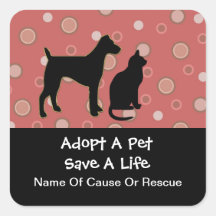 Adopt A Pet Stickers