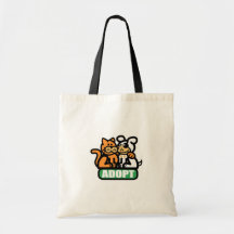 ADOPT A PET TOTE BAG
