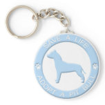 Adopt a Pit Bull Keychain
