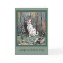 Adopt a Shelter Dog Card