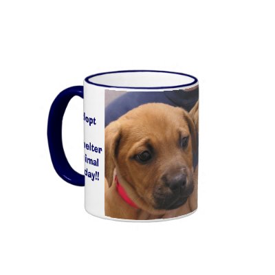 Adopt a Shelter Pup Today Coffee Mug by okcshelter