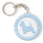 Adopt a Westie Keychain