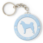 Adopt an Akita Keychain