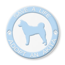 Adopt an Akita Magnet