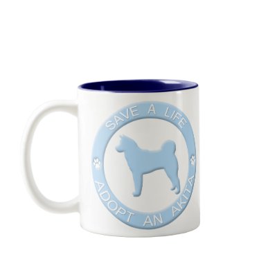 Adopt an Akita Mug by MenagerieMayhem