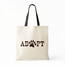 Adopt an animal canvas bags
