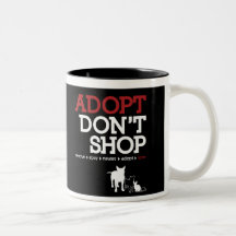 Adopt Don't Shop Mugs