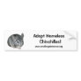 Adopt Homeless Chinchillas! Bumper Stickers