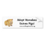 Adopt Homeless Guinea Pigs! Bumper Stickers