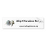 Adopt Homeless Rats! Bumper Sticker