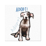 Adopt me! gallery wrapped canvas