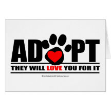 Adopt Pawprint Card