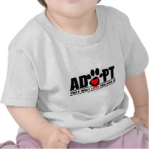 Adopt Pawprint T-shirts