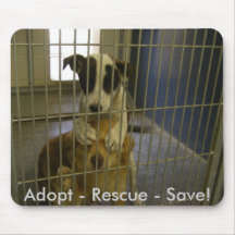 Adopt-Rescue-Save! Mousepad