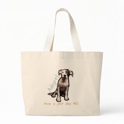 Adopt tote bag by rescueadog