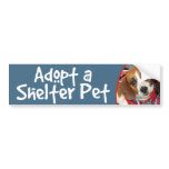 Adopta Shelter Pet Beagle Bumper Stickers
