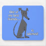 Adopted~Black Mouse Mat