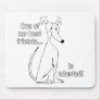 Adopted~White Mouse Mat