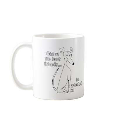 Adopted~White Mug by PhillyGreys