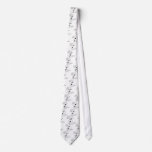 Adopted~WhiteandBlack Neck Tie