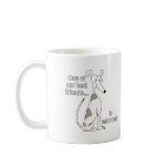 Adopted~WhitewithBrindle Mugs