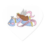 Adoption Angel Heart Stickers