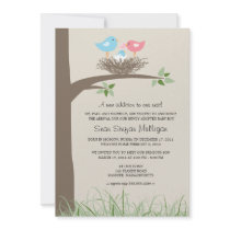 Adoption Announcement Baby Bird's Nest