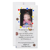 adoption announcement photocard