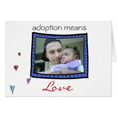 adoption/ baby  announcement card by adoption_gifts