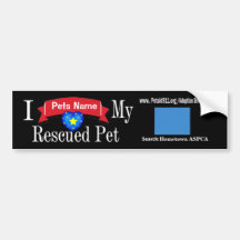 "Adoption Drive"  Golden Retriever Dogs Bumper Sticker