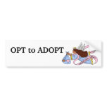 Adoption Ethnic Angel bumper stickers