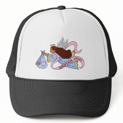 Adoption Ethnic Angel Trucker Hats by weloveangels