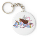Adoption Ethnic Angel Key Chain