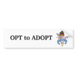 Adoption Ethnic Angel of Love Bumper Stickers