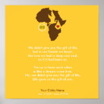 Adoption Gotcha Day - Commemorative Poem posters