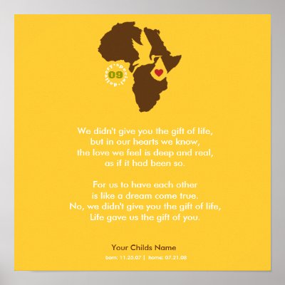 Adoption Gotcha Day - Commemorative Poem by AdoptTees