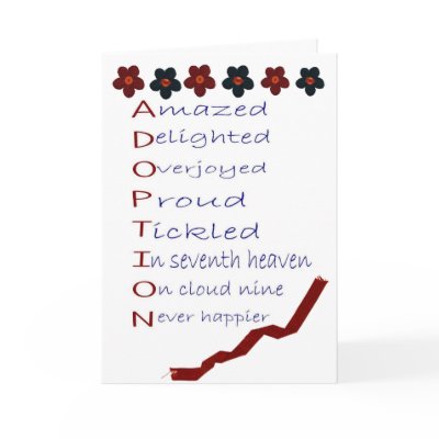 Adoption greeting card by munchkin_designs