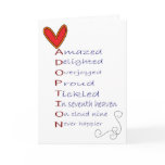 Adoption greeting card