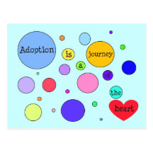 Adoption Journey of Heart Circles Postcard