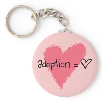 Adoption keychain by shelleyclay