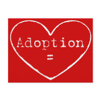 Adoption = love in white