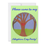 Adoption Tree Adoption Day Party invitation