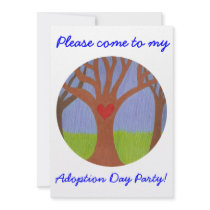 Adoption Tree Adoption Day Party invitation