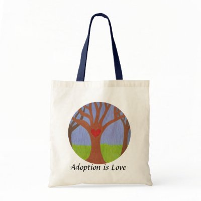 Adoption Tree Tote Bag by adoptiondesigns