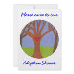 Adoption Tree Shower invitation