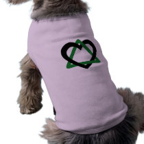 Adoption Triangle Black Green Pet Tshirt