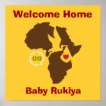 Adoption Welcome Home Poster - Ethiopia posters