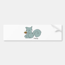 Adora-Squirrel Bumper Stickers