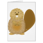 Adorable Animal Drawings: Beaver Greeting Card