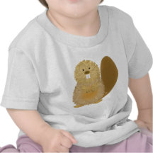 Adorable Animal Drawings: Beaver T Shirt